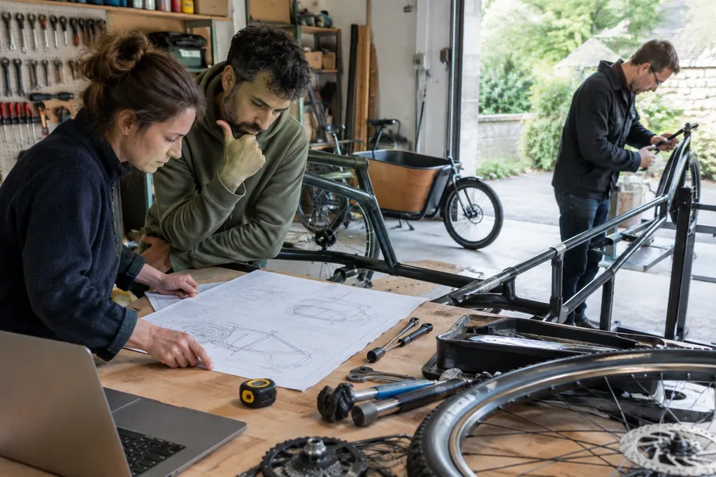 Fabriquer un vélo cargo : plans, autoconstruction et points de sécurité