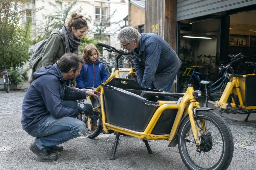 Comment évaluer un vélo cargo reconditionné, notamment un ancien vélo de La Poste ?