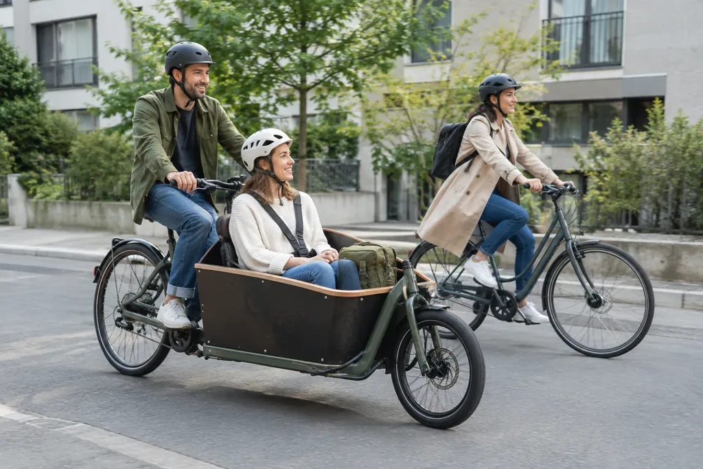 Quel vélo cargo permet de transporter un passager adulte ?